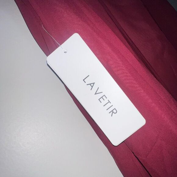 Lavetir Mother of the Bride or Bridesmaid Dress - Burgundy, Size 4, NWT - Picture 14 of 14